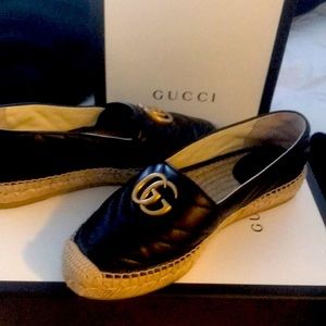 Gucci size 36 1/2 and Valentino’s size 37